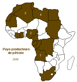 Pays producteurs de pétrole en Afrique