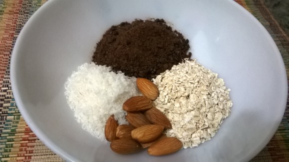 Instant Home Made Choco Almond Cookies ingredients