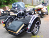 Restored R60 Vintage BMW motorcycle with S350 Steib sidecar.