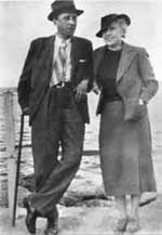 Карел Чапек з дружиною Ольгою