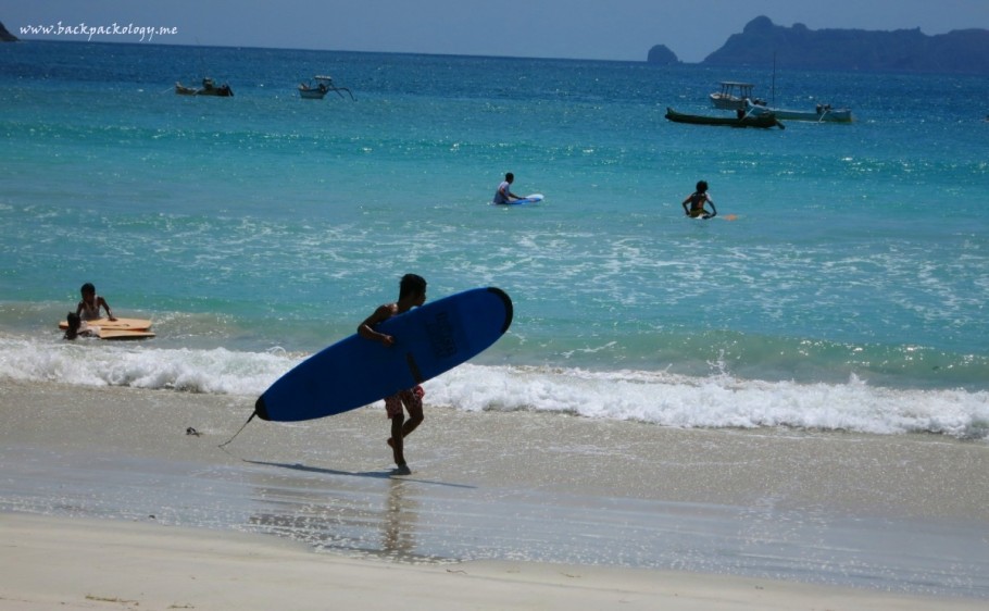 Selong blanak pour débuter le surf à Lombok