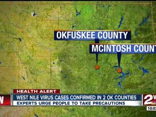 Oklahoma residents diagnosed with West Nile