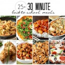 30 Minute Meals for Back To School
