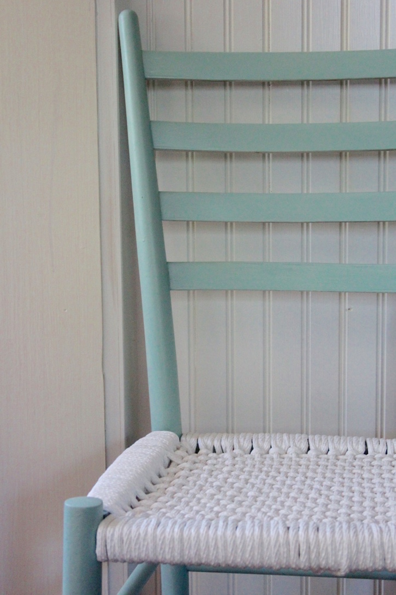 DIY Woven Chair by Coryanne Ettiene
