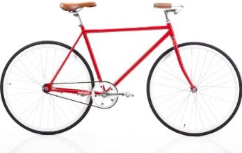 Retrospec Fixie Style Siddhartha Single Speed Urban Coaster Brake Bike, Red, 45cm/X-Small