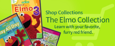 SHOP COLLECTIONS | The Elmo Collection | Learn with your favorite, furry red friend.