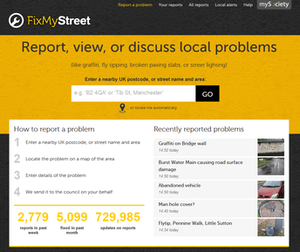 FixMyStreet homepage.png