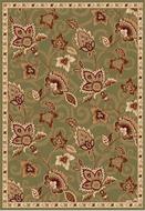 Madlena Full Floral Area Rug (Green/Gold)