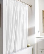 Mildew Blocker Shower Curtain Liner (White)