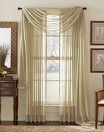 Antique Sheer Curtain Scarf