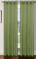 Platinum Sheer Voile Curtain with Grommets (Sage Green)