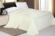 Sherpa Lined Blanket (Ivory)