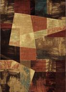 Catalina Modern Abstract Multi Squares 5x8 Area Rug