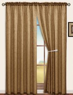 Sterling Rod Pocket Curtain Panel (Brown)