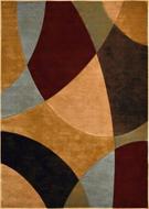 Evolution Abstract Circles Area Rug (Multi)