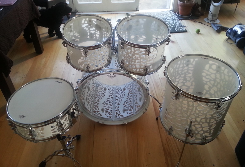 3D Printed Drum Kit