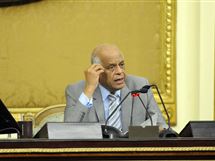 الدكتور علي عبد العال، رئيس مجلس النواب خلال الجلسة المسائية - صورة أرشيفية