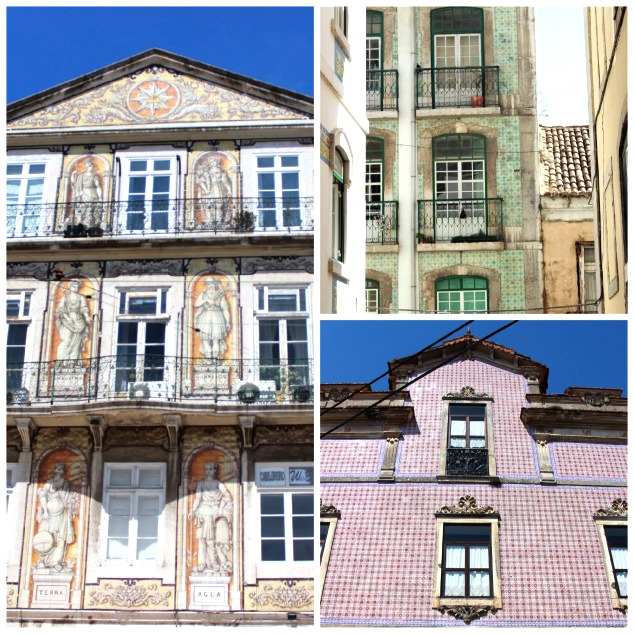 façades d'azulejos au Portugal