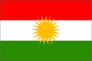 The Flag of Kurdistan