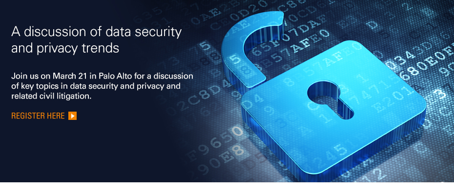 A discussion of data security and privacy trends on March 21