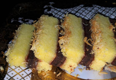 Cake Lapis Tabur Enting Kacang
