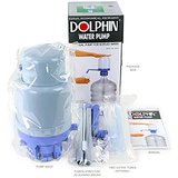 Water Bottle Pump - The Original Dolphin Manual Drinking Water Pump - Fits Most 5-6 Gallon Water Coolers [Excluding Glass]