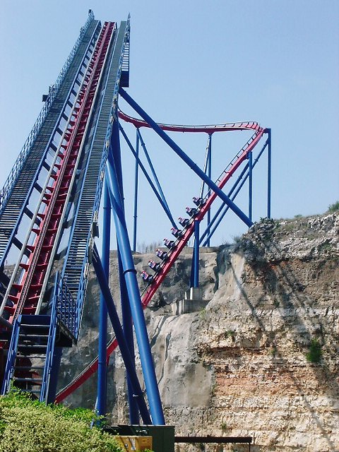 Superman Krypton Coaster - Six Flags Fiesta Texas