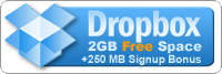 Dropbox: 2GB free space