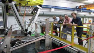 Marinet testing at Ifremer - oscillating hydrofoil