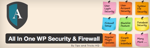 All In One WP Security & Firewall.