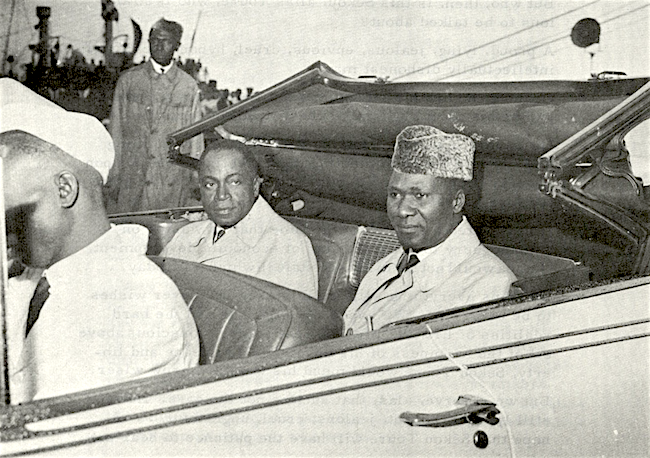 Presidents Houphouët-Boigny and Sékou Touré, Conakry 1962