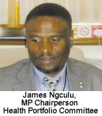 James Ngculu - MP Chairperson Health Portfolio Committee