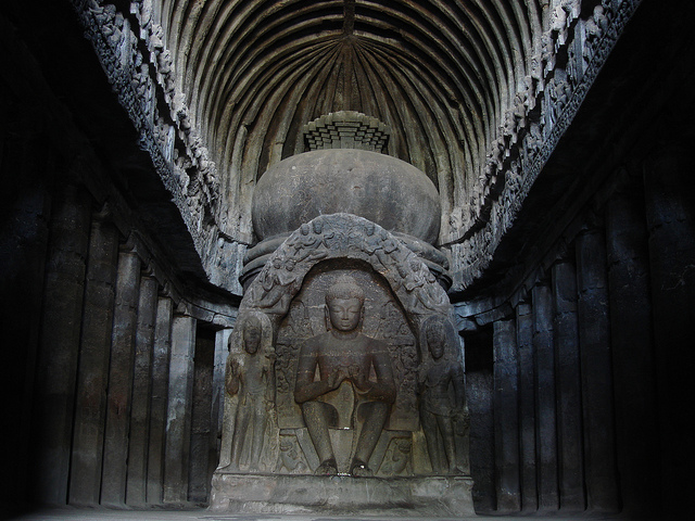 Ellora caves, North-West of the city of Aurangabad in the Indian state of Maharashtra 