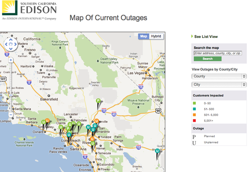 Socal-edison-outage-map