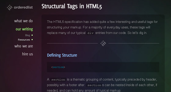 Fresh HTML5 Tutorial