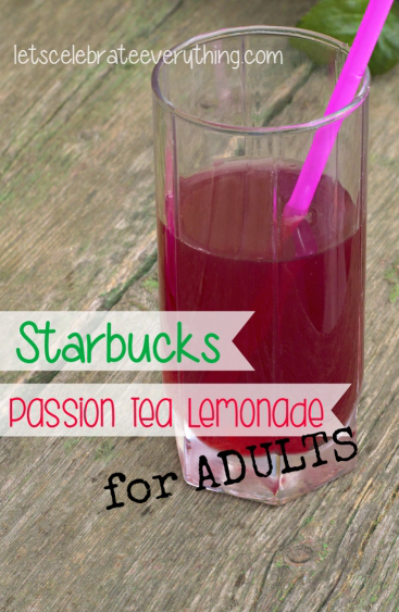 Starbucks Passion Tea Lemonade For Adults
