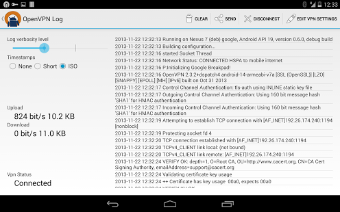   OpenVPN for Android- screenshot thumbnail   