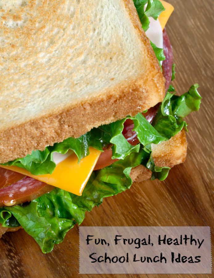Fun, Frugal, Healthy School Lunch Ideas