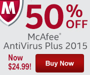 McAfee Banner