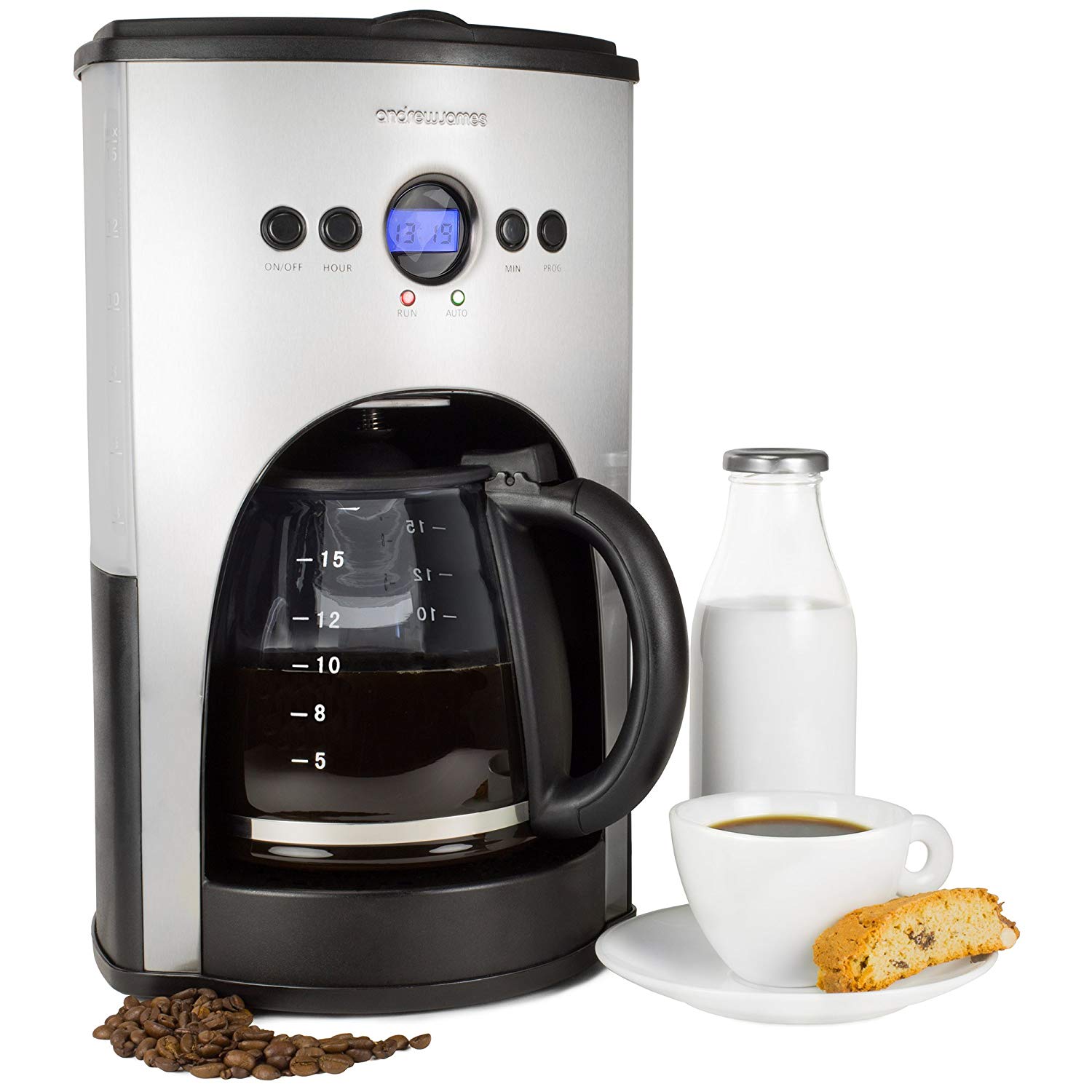 This Andrew James coffee maker is cheap and makes a very nice cup of coffee.