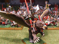 Character mounted on a Hippogryph