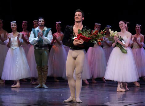 Tomislav Petranović na svečanoj izvedbi baleta Giselle, foto: Mirko Cvjetko