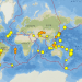 Tonga-Kermadec Trench, Chile and Florida (Florida?): Earthquakes 14-20 July 2016