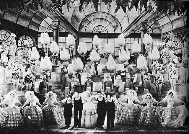 Gold Diggers of Broadway (1929). Note the giant tulips?oversized props preceded Berkeley in Hollywood, but nobody ever used them more imaginatively. 