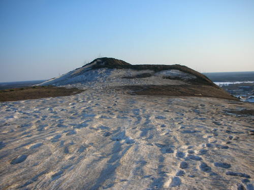 The summit of Kiviõli old ash mountain