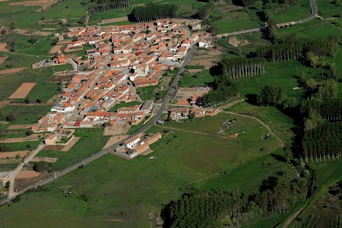 Vista aérea de Santa Elena de Jamuz