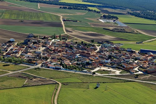 Vista aérea de Villanueva de Gómez