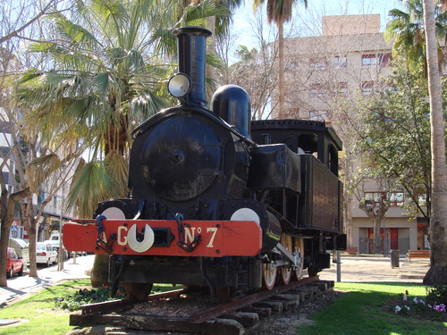 Locomotora n.º 7  "Cocentaina" del Ferrocarril Alcoy - Gandia  (1892 - 1969)