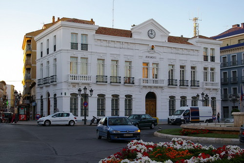 Ayuntamiento y Plaza de España, Tomelloso, Ciudad Real, Castilla la Mancha