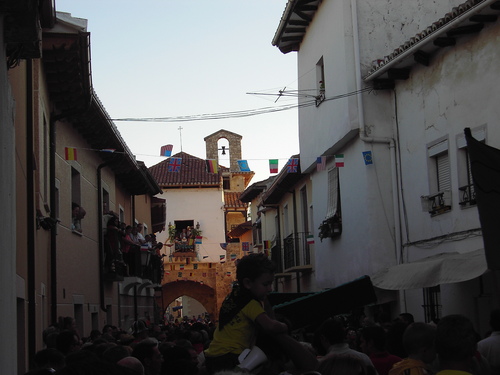 La Virgen de Onecha, en el Ojo de la Virgen, Dueñas (Palencia
